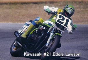 Kawasaki #21 Eddie Lawson