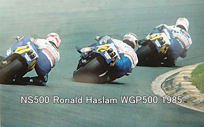NS500 Ronald Haslam WGP500 1985