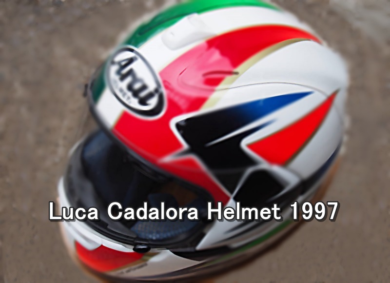 Luca Cadalora helmet 1997
