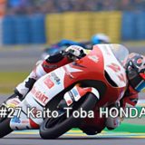 #27 Kaito Toba HONDA